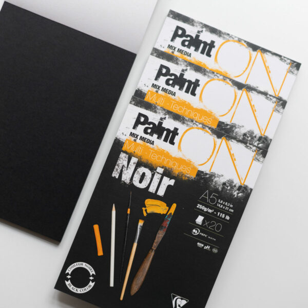 Clairefontaine Paint-On Papier Schwarz | Ocker Shop