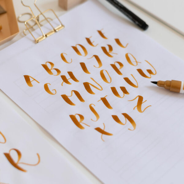 Brush Lettering: DIY-Workshop | Ocker Studio