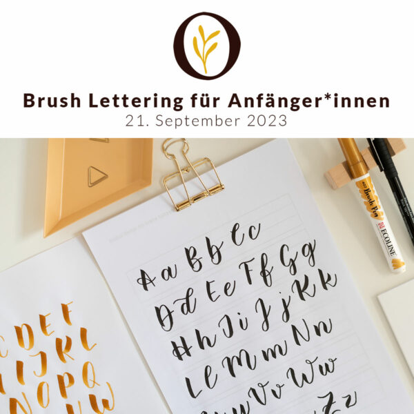 Brush Lettering Workshop in Wien | Ocker Studio