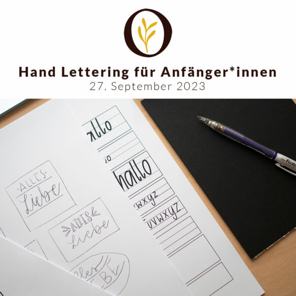 DIY-Workshop: Hand Lettering | Ocker Studio