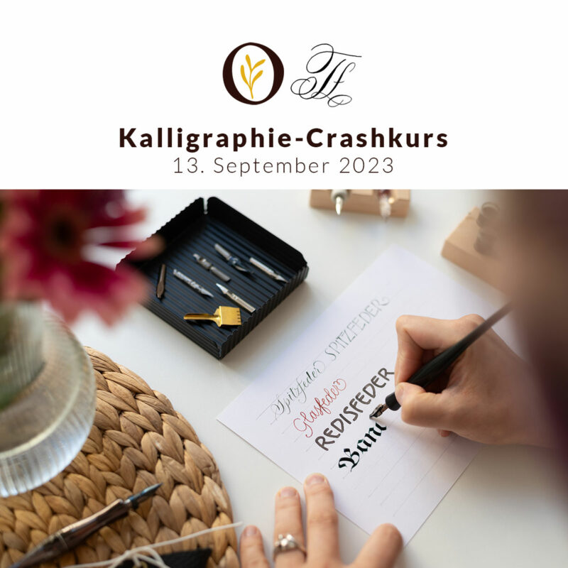 Kalligraphie-Crashkurs: Workshop in Wien | Ocker Studio