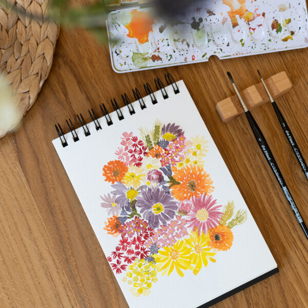 Loose Watercolor Florals - Aquarell-Workshop | Ocker Studio