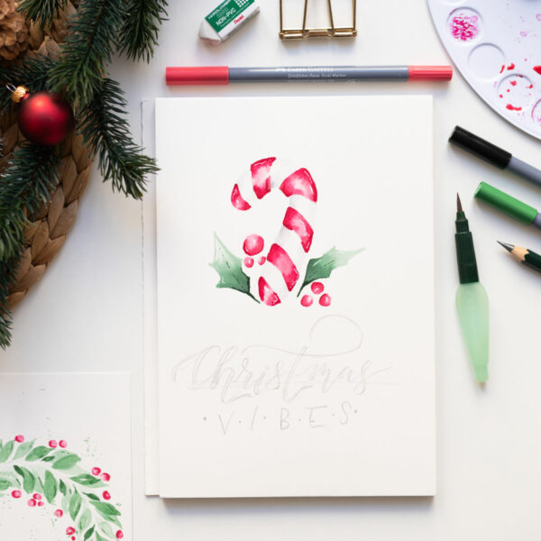 Weihnachts-Lettering & Illustration: Workshop | Ocker Studio