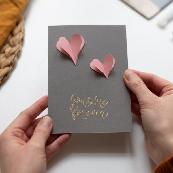 DIY-Karte zum Valentinstag | Ocker Studio