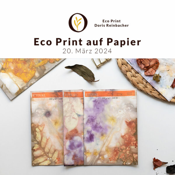 Eco Print auf Papier: DIY-Workshop 2024 | Ocker Studio
