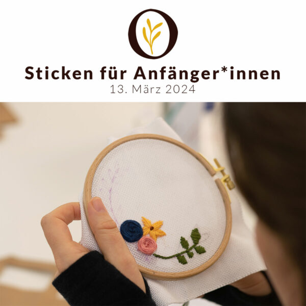 Stick-Workshop Wien | Ocker Studio