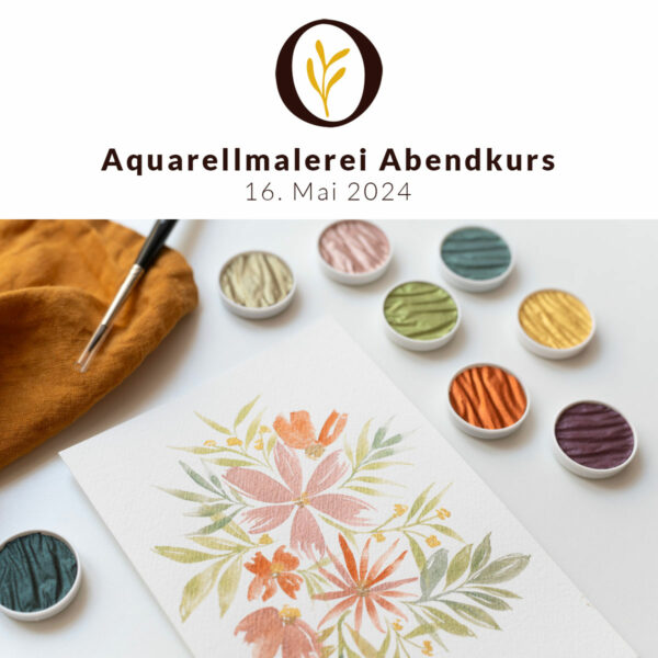 Loose Watercolors Florals Workshop Wien | Ocker Studio