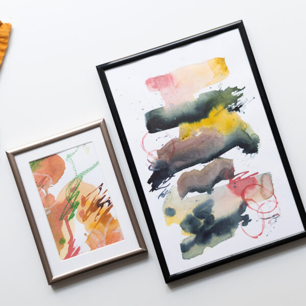 DIY-Workshop Abstract Watercolor Art | Ocker Studio