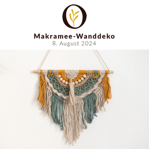 Makramee-Workshop: Wandbehang DIY | Ocker Studio
