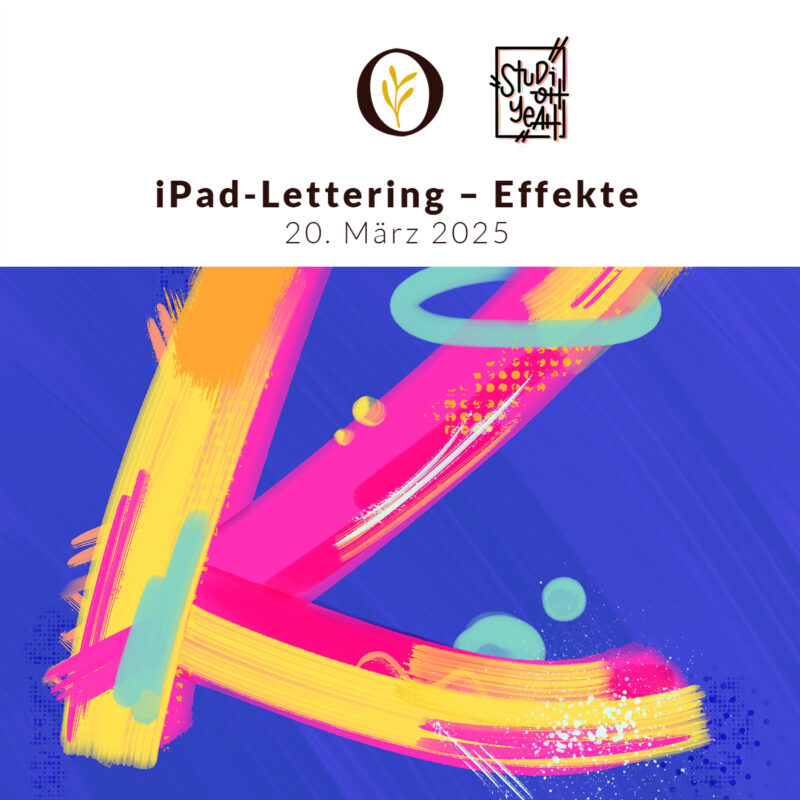 Effekt-Lettering am iPad | Ocker Studio