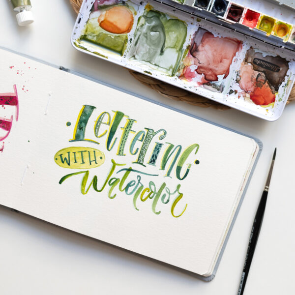 Hand Lettering Kurs Aquarell | Ocker Studio