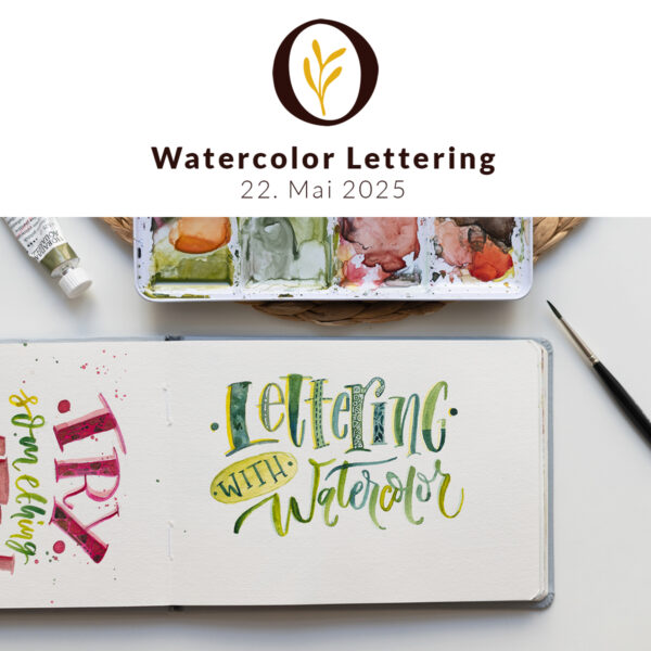 Watercolor Lettering Workshop Wien | Ocker Studio