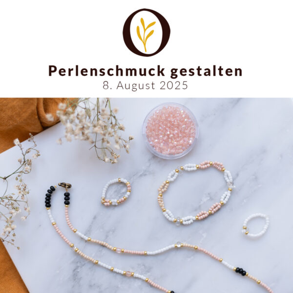Perlenschmuck selbermachen: DIY-Workshop | Ocker Studio