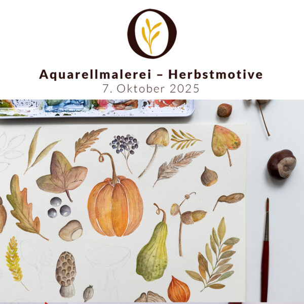 Aquarell-Workshop in Wien: Herbstmotive | Ocker Studio