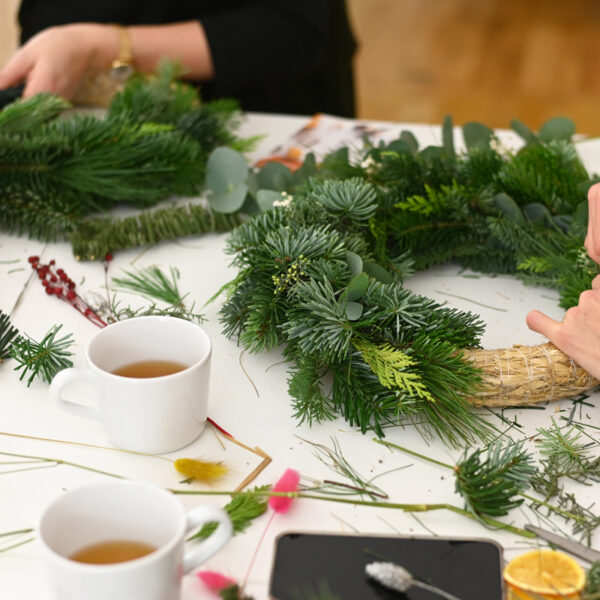 Workshop: Adventskranz binden Wien | Ocker Studio