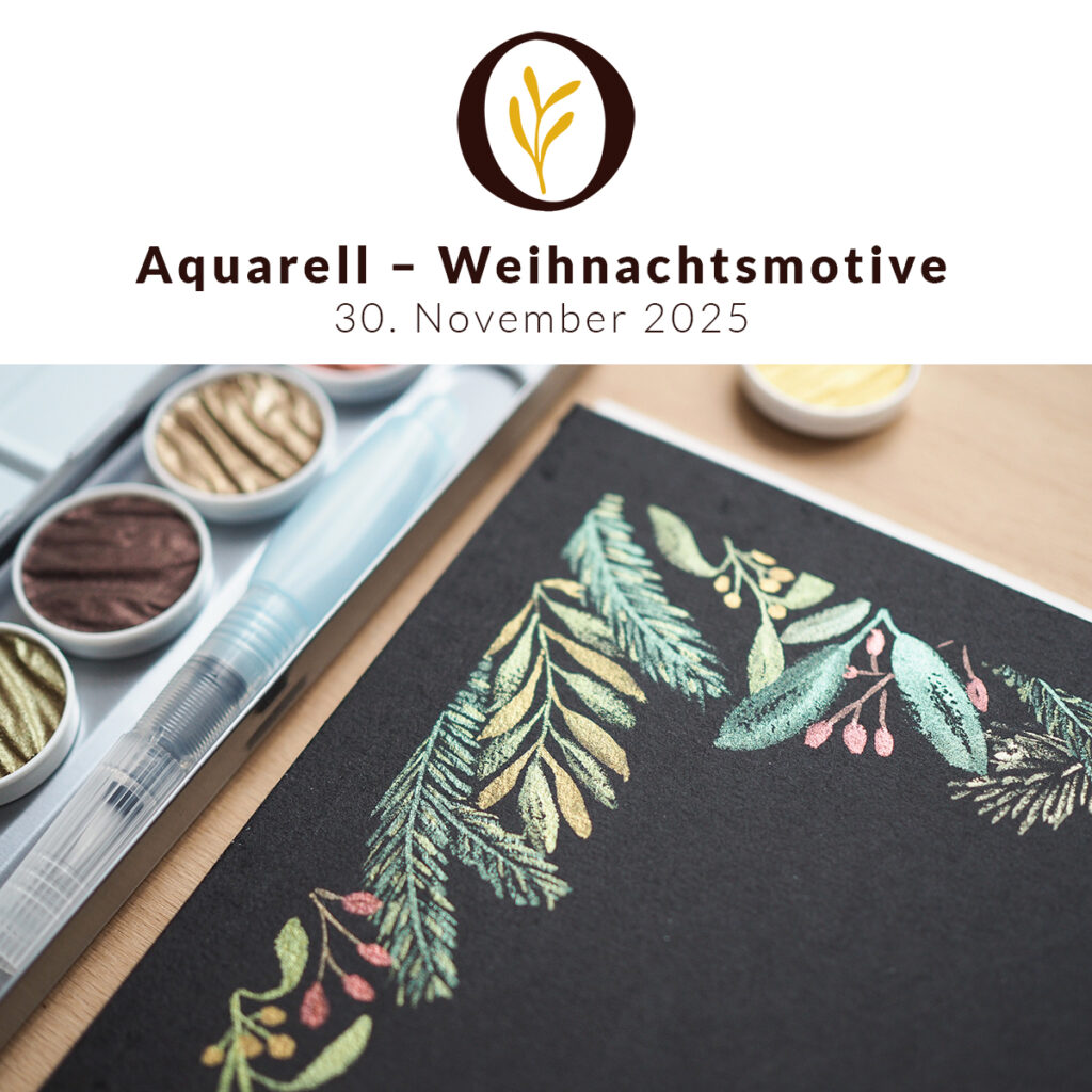 Weihnachtsworkshop: Aquarellmalerei | Ocker Studio