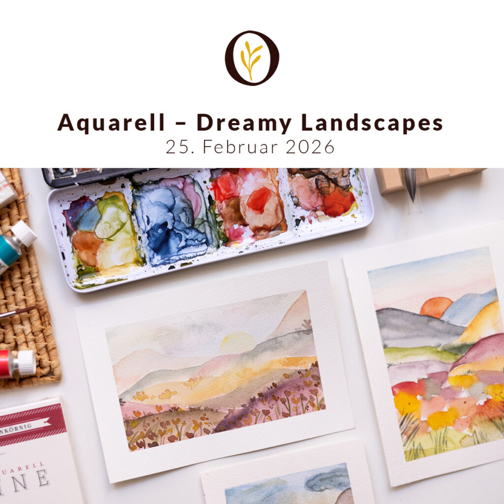 Aquarell-Workshop in Wien: Landschaften malen | Ocker Studio