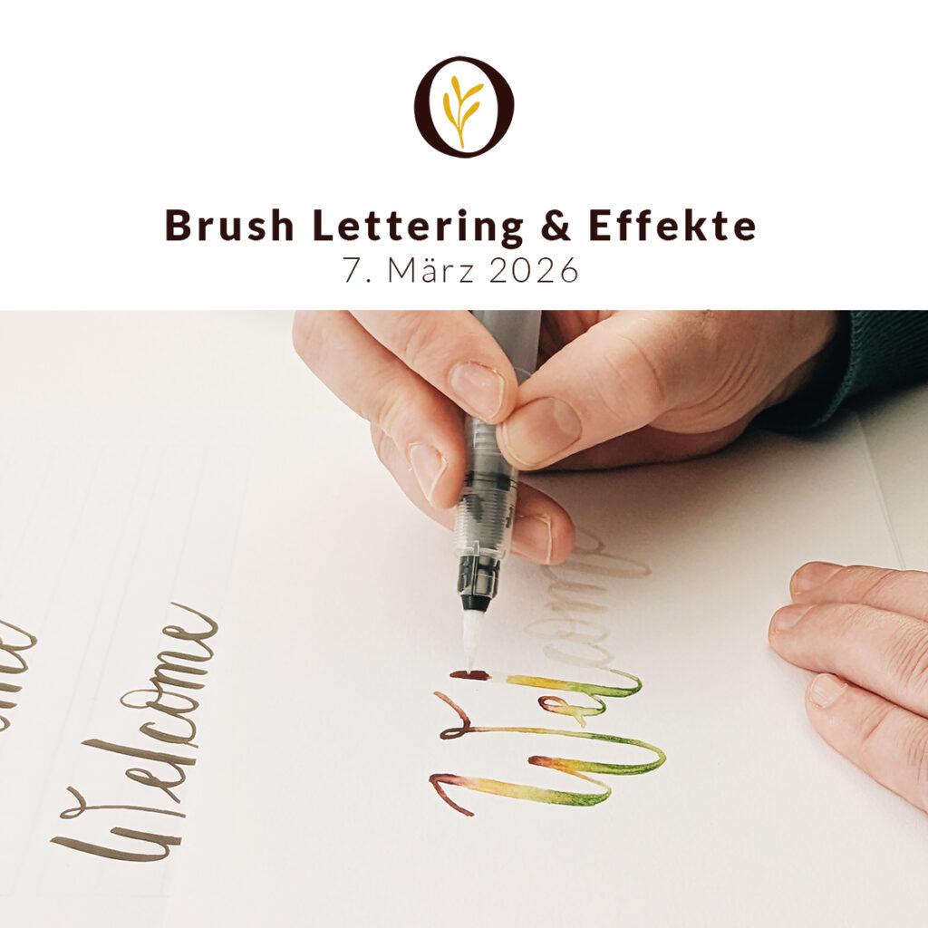 Brush Lettering lernen Wien | Ocker Studio