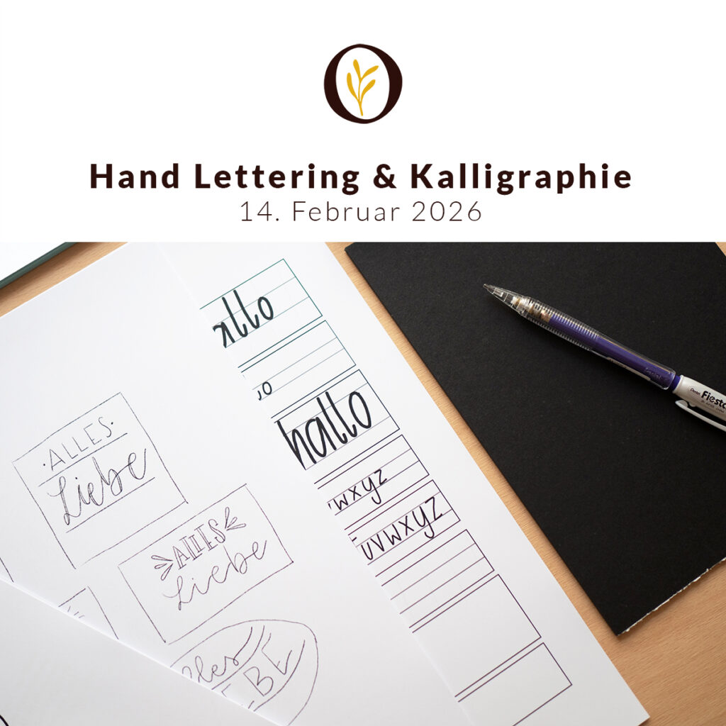 Hand Lettering & Kalligraphie Workshop Wien | Ocker Studio