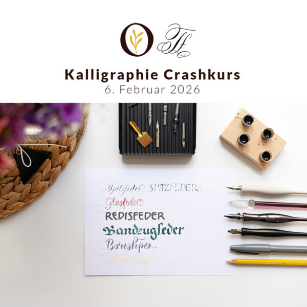 Kalligraphie lernen in Wien | Ocker Studio