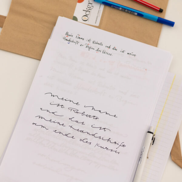 Handschrift optimieren | Ocker Studio