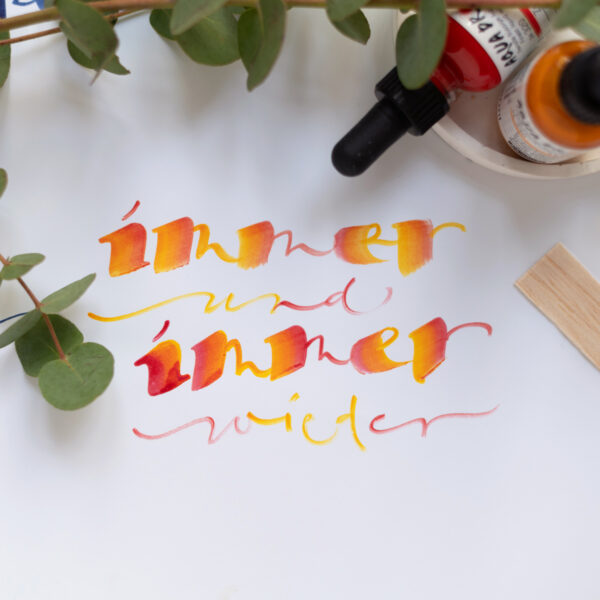 Balsaholz-Kalligraphie lernen | Tintenfuchs x Ocker Studio