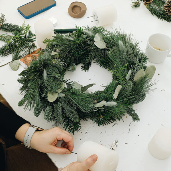 Adventkranz DIY-Workshop Wien | Ocker Studio