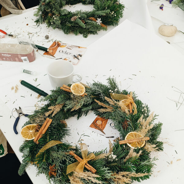 Adventkranz-Workshop Wien | Ocker Studio