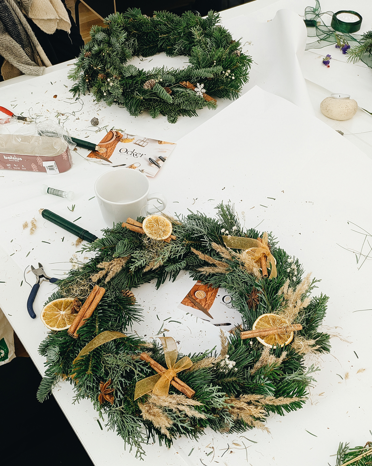 Adventkranz-Workshop Wien | Ocker Studio