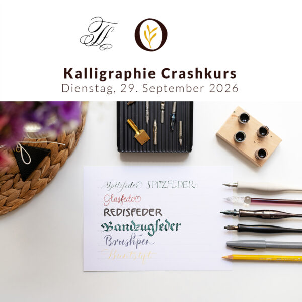 Kalligraphie Schnupperkurs Wien | Ocker Studio