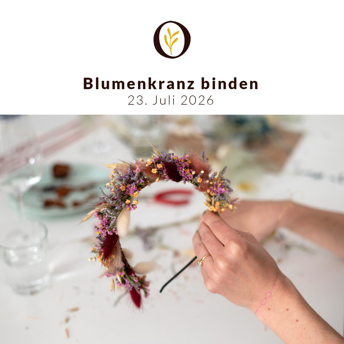 Flower Crowns Workshop Wien | Ocker Studio