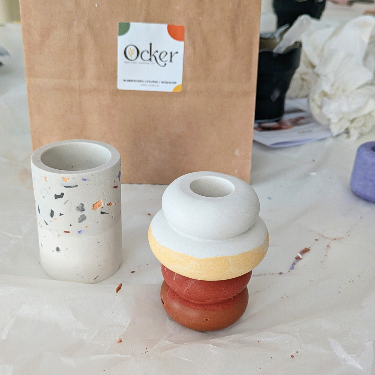Kerzenhalter selbermachen: DIY-Workshop | Ocker Studio