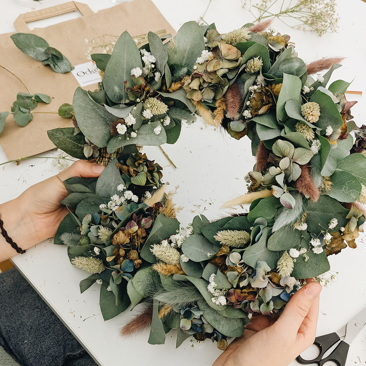 Herbst-Kranz binden | Ocker Studio