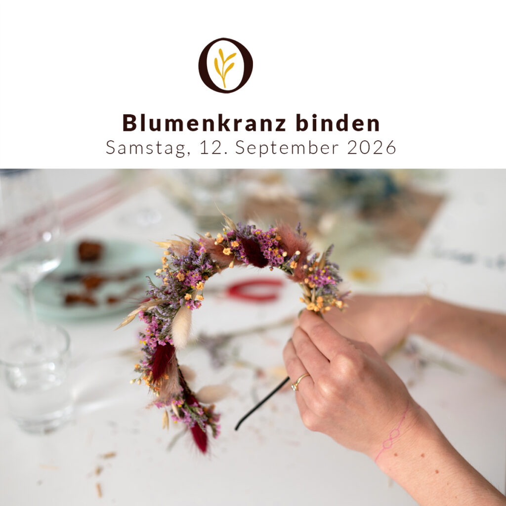 Trockenblumenkranz binden Wien | Ocker Studio