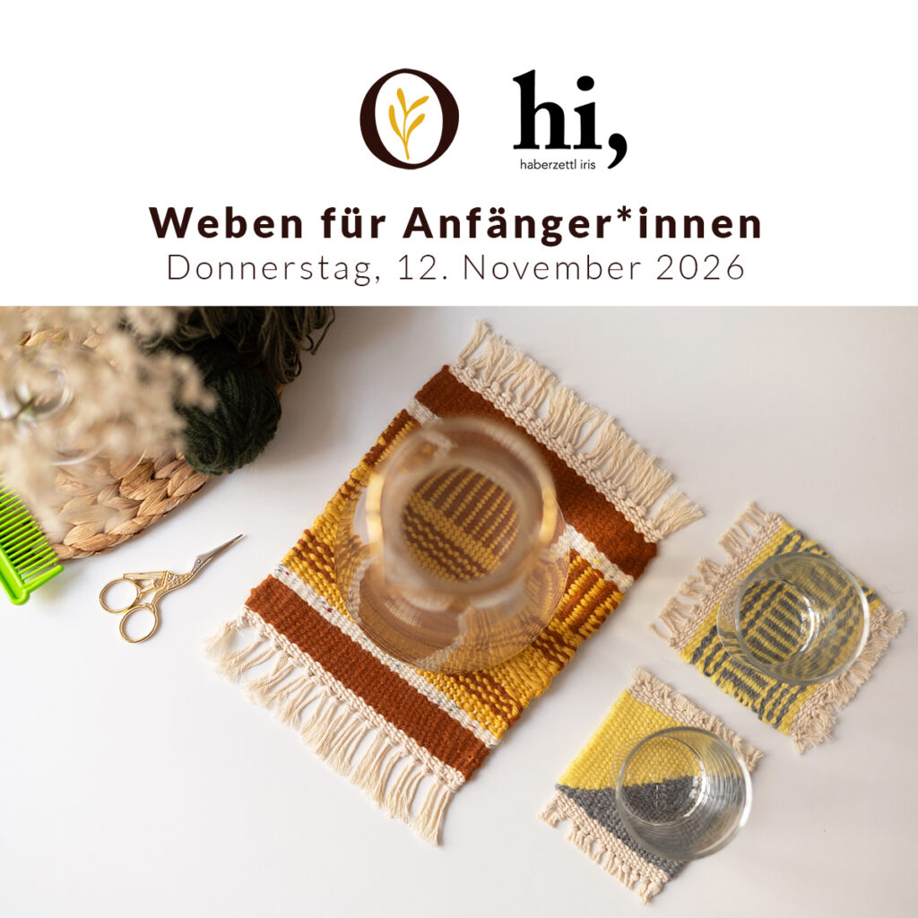 Weben für Anfänger Kurs mit Iris Haberzettl | Ocker Studio