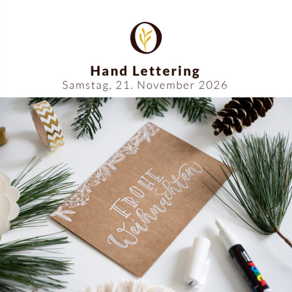 Hand Lettering Workshop Weihnachtskarten | Ocker Studio